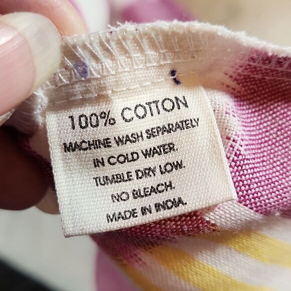 EUC Cotton Checkeredboard Passion Lilie Wrap Dress - Picture 7 of 8